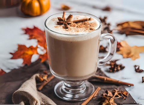 veganer Chai Latte vegan Herbst Getränk