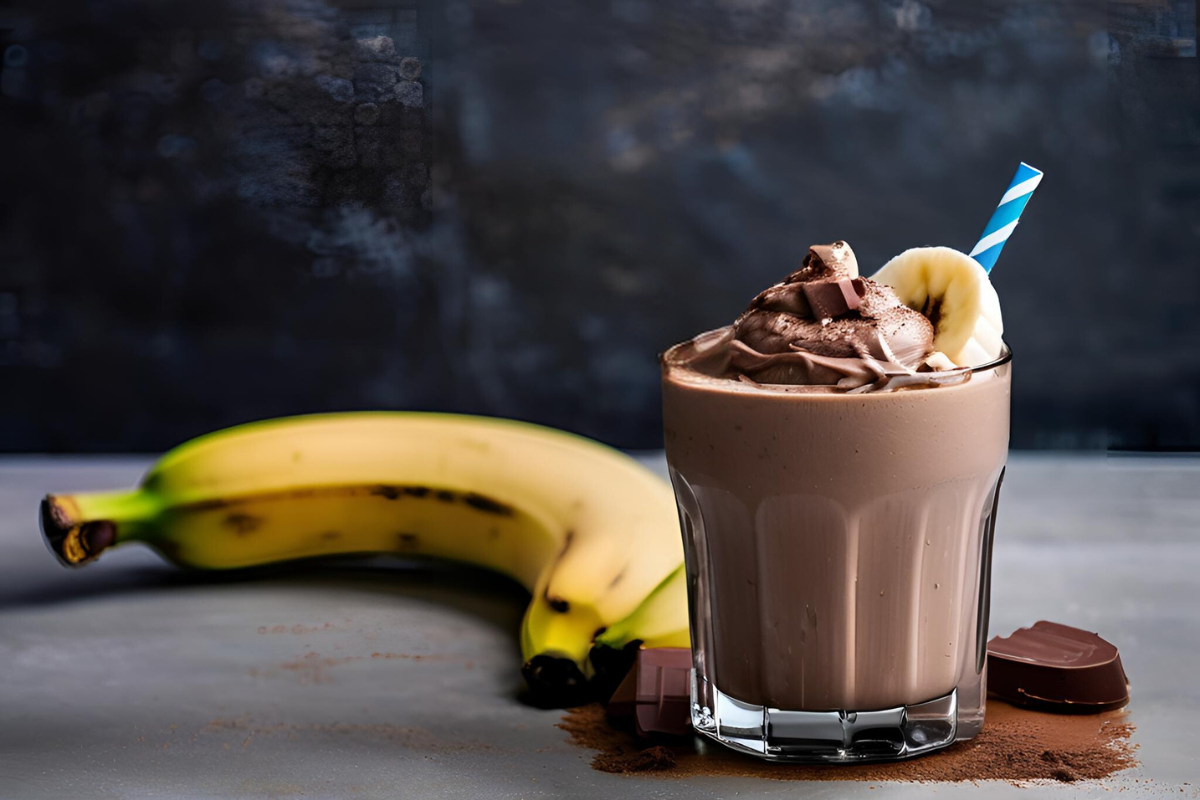 Schoko-Bananen-Noghurt-Milkshake | reoat.de Schoko-Bananen-Noghurt-Milkshake | reoat.de