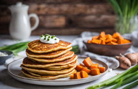 Süßkartoffel-Pancakes