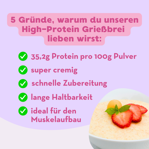 Grießbrei High Protein 100g