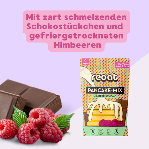 Pancake-Mix Himbeer-Schoko 200g