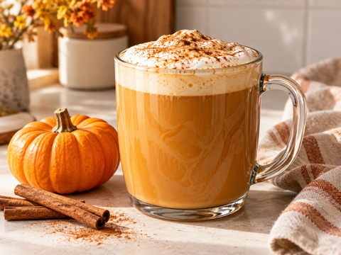 Pumpkin Spice Latte selber machen – cremig & vegan 🎃