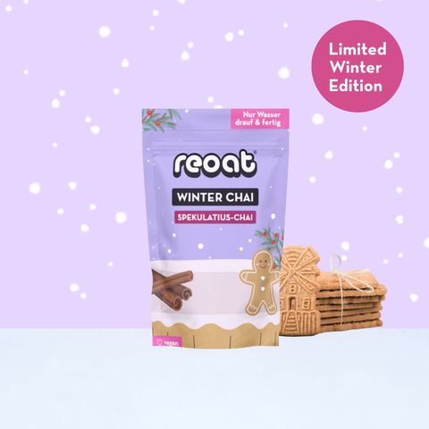 Cremiger Spekulatius Chai Latte – würziger Winterdrink mit weihnachtlichem Keksaroma.