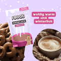 Veganer Lebkuchen Latte Pulver – schneller Genuss mit Zimt, Nelken und winterlichem Geschmack.